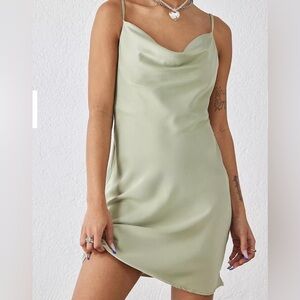 Urban outfitters Mallory Cowl Neck Slip Dress SZ M NWT